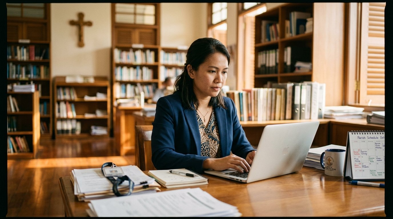 Parish Admin Contributor updating church records